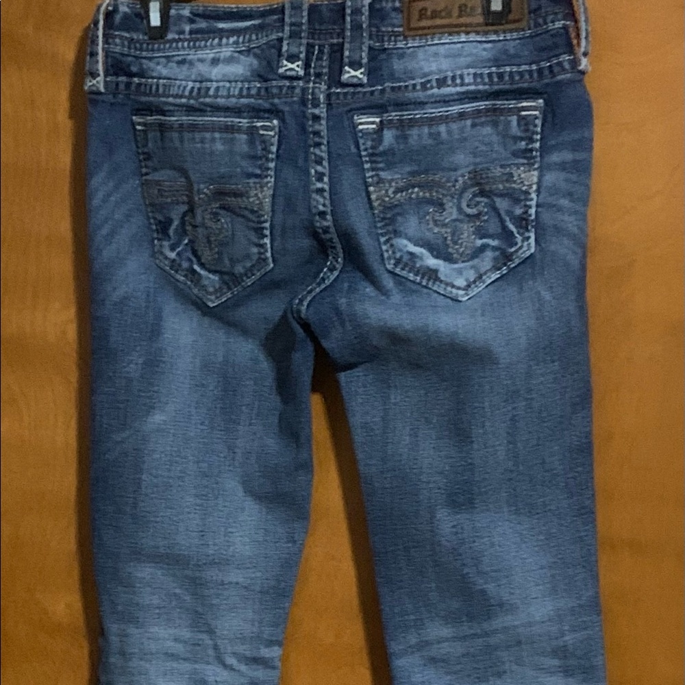 Rock Revivals , size 28, worn once, straight leg